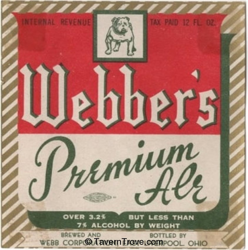 Webber's Premium Ale