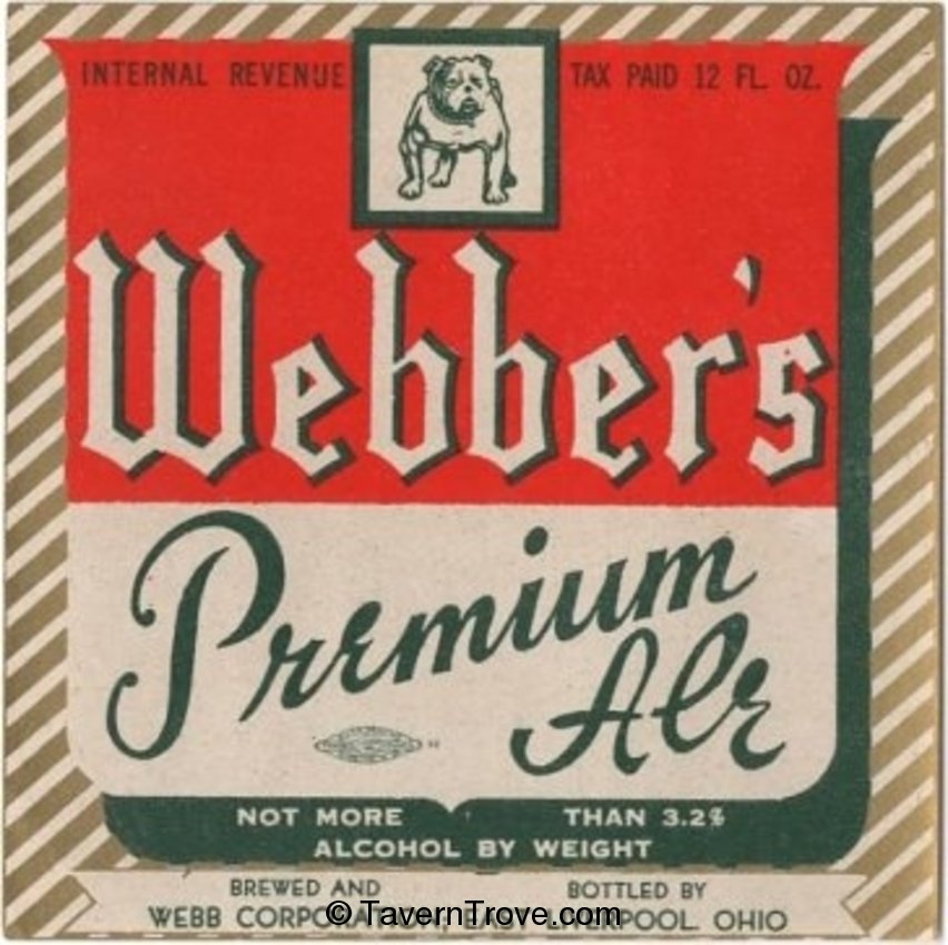 Webber's Premium Ale