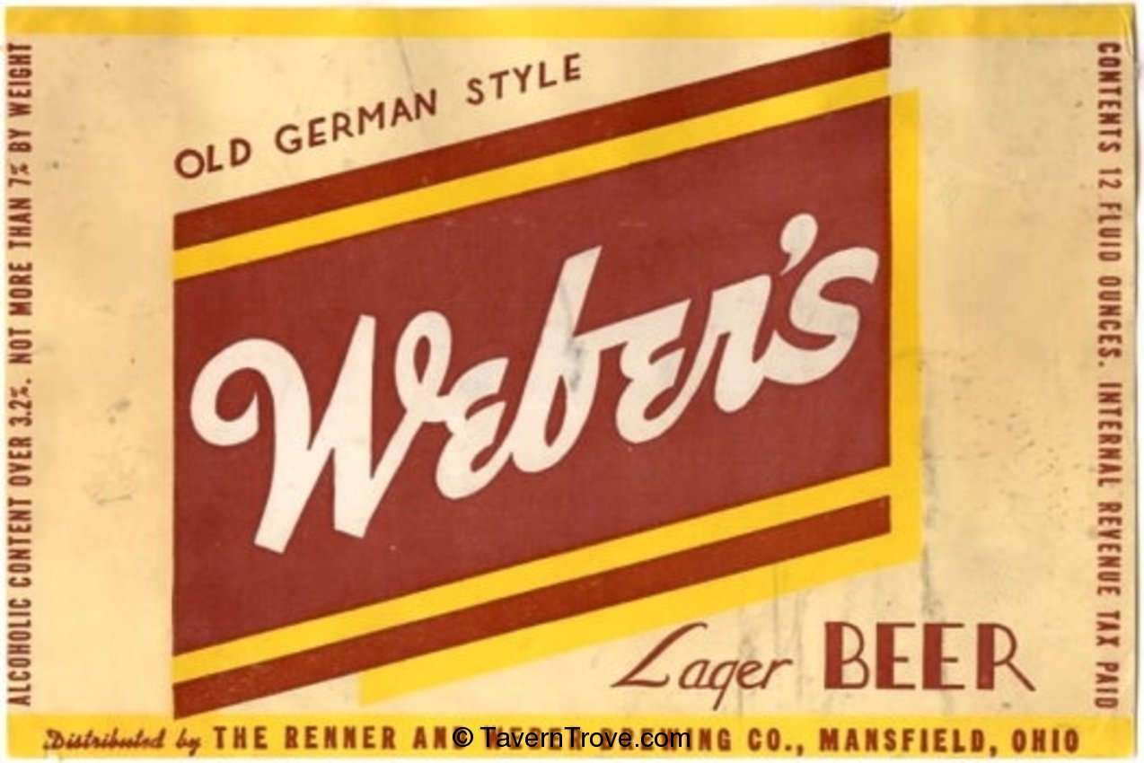 Weber's Lager Beer