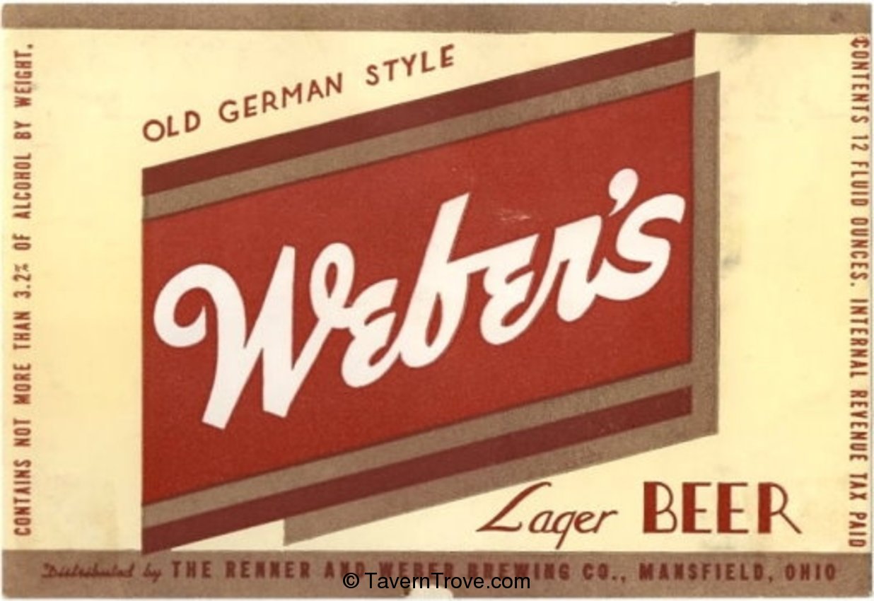 Weber's Lager Beer