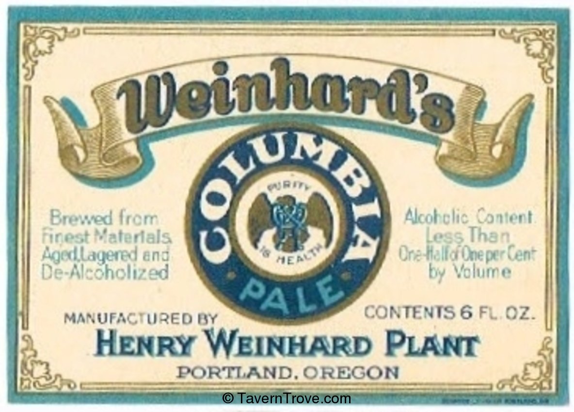 Weinhard's Columbia Pale