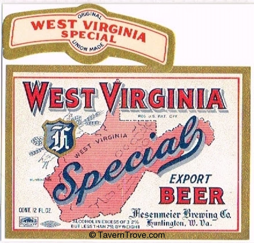 West Virginia Special Export Beer