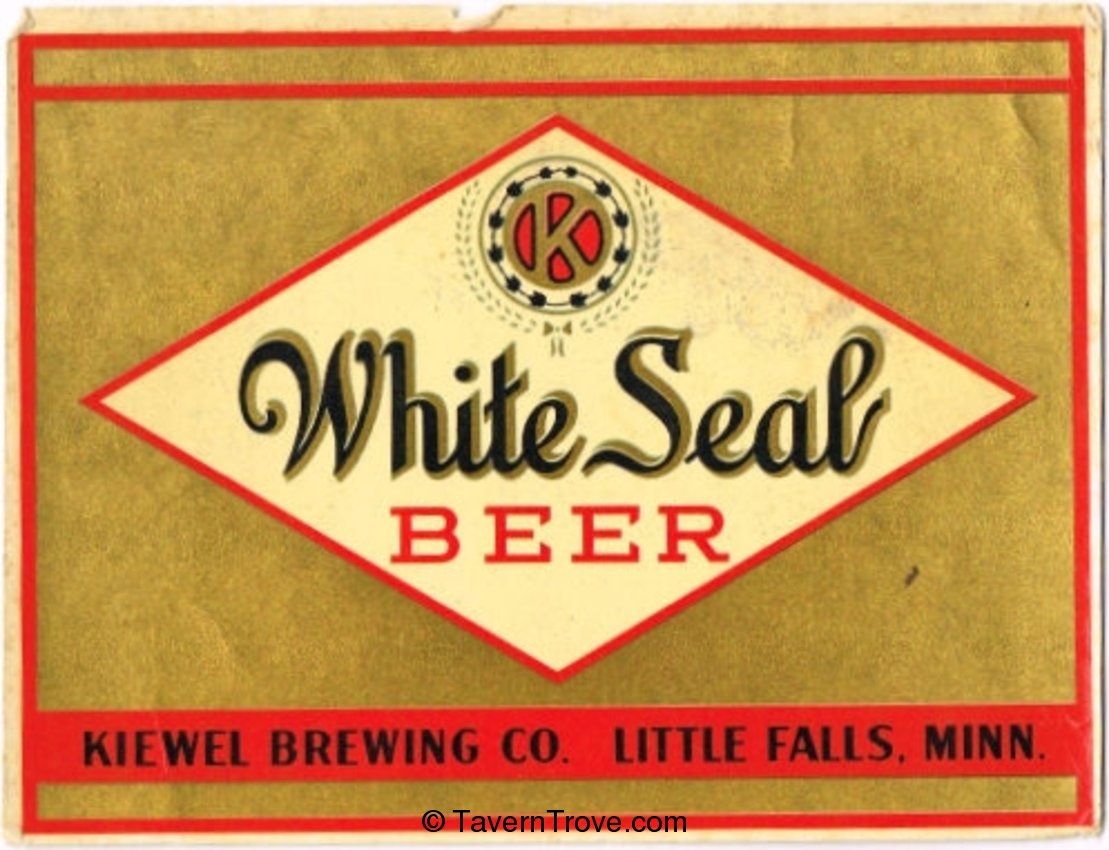 White Seal Beer Decal