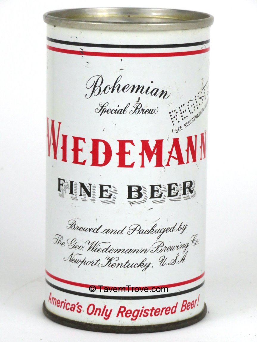 Item #94485 1961 Wiedemann Fine Beer Flat Top Can 145-39.1