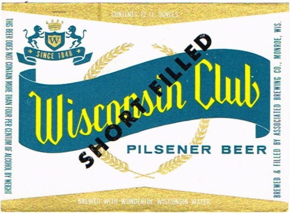 Wisconsin Club Pilsner Beer 