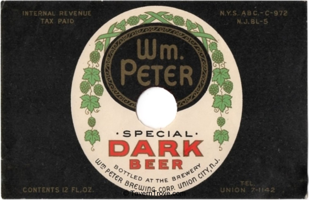 Wm. Peter Special Dark Beer