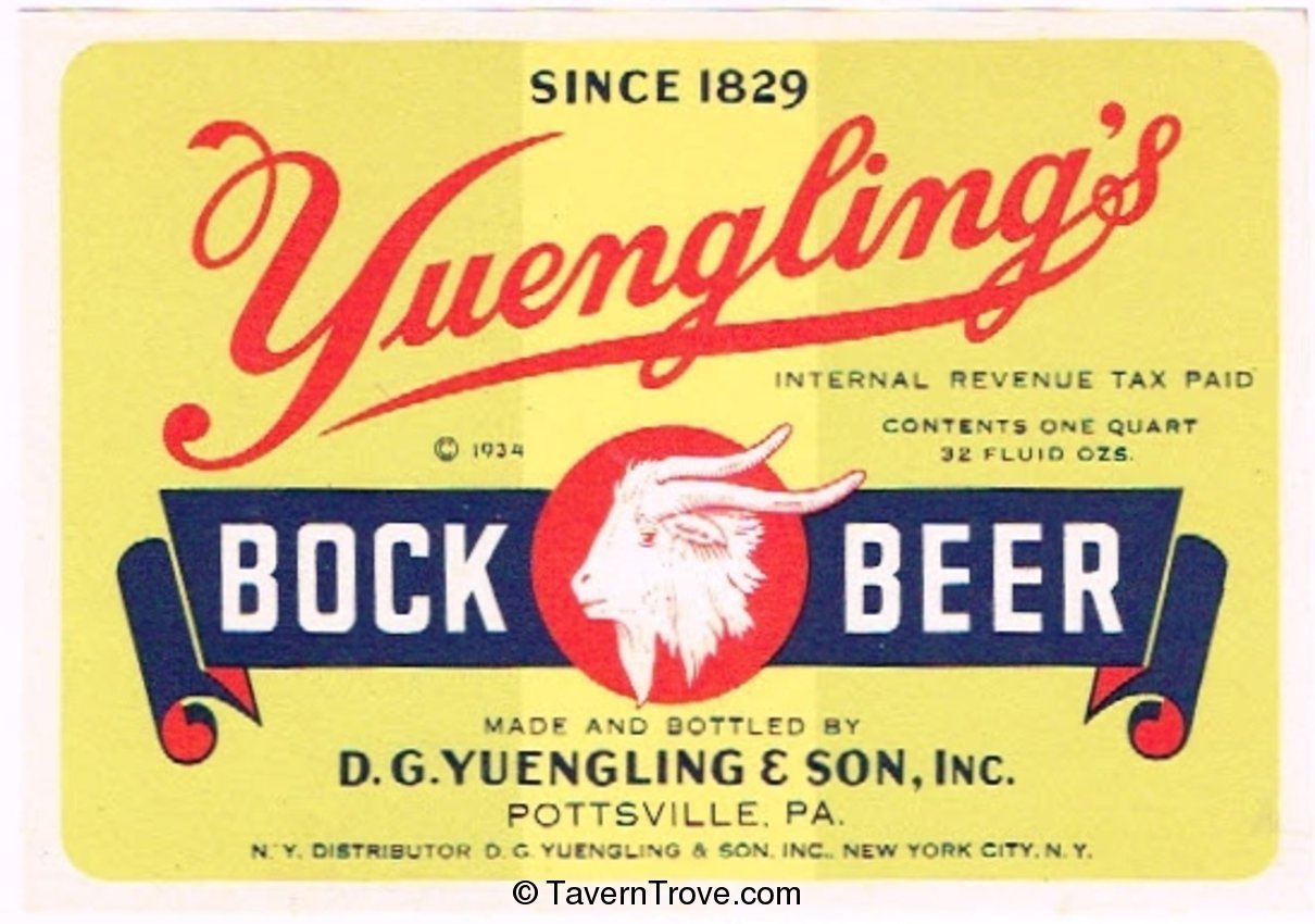 Yuengling's Bock Beer