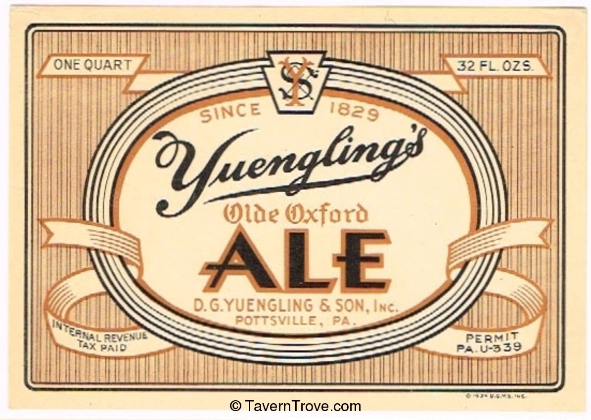 Yuengling's Old Oxford Ale