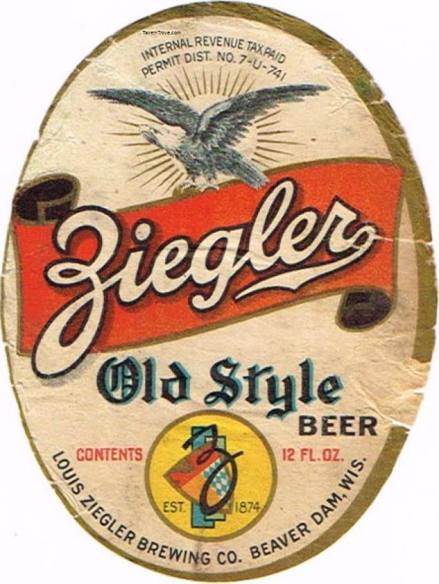 Ziegler Old Style Beer