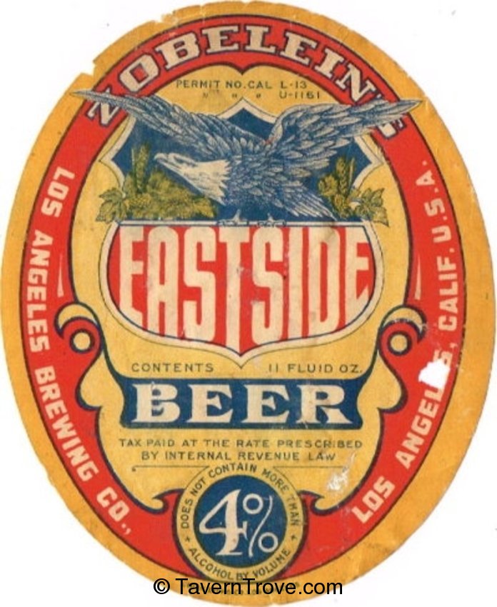 Zoblein's Eastside Beer 