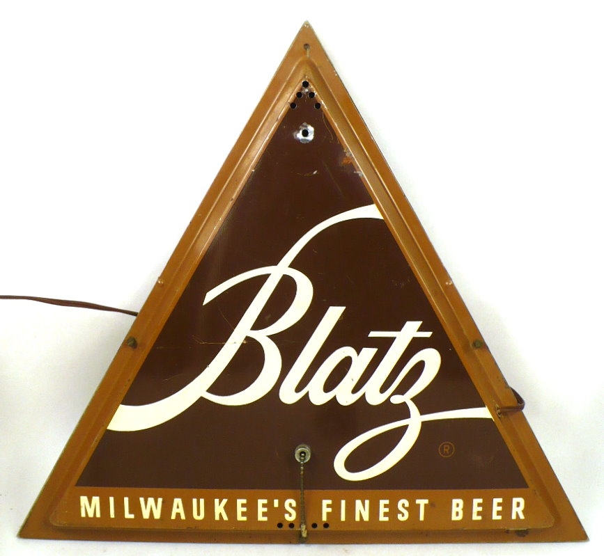 Blatz Beer lighted sign