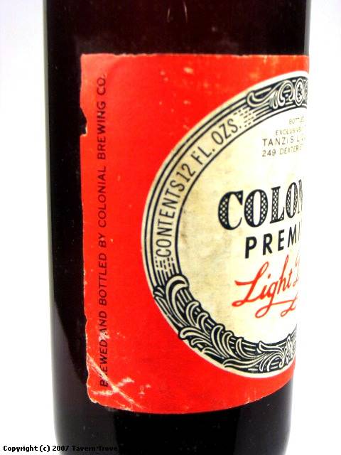 Colonial Premium Light Beer (Full)