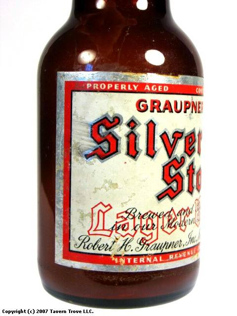 Graupner's Silver Stock Lager Beer