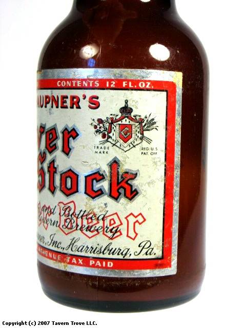 Graupner's Silver Stock Lager Beer