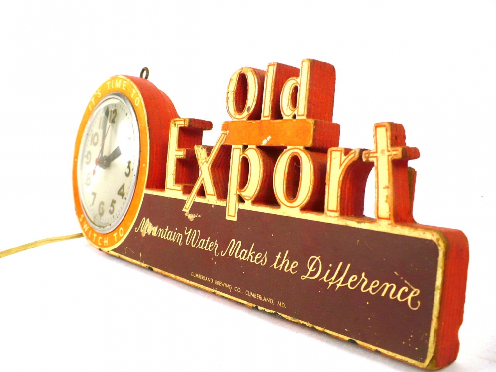 Old Export Beer Clock