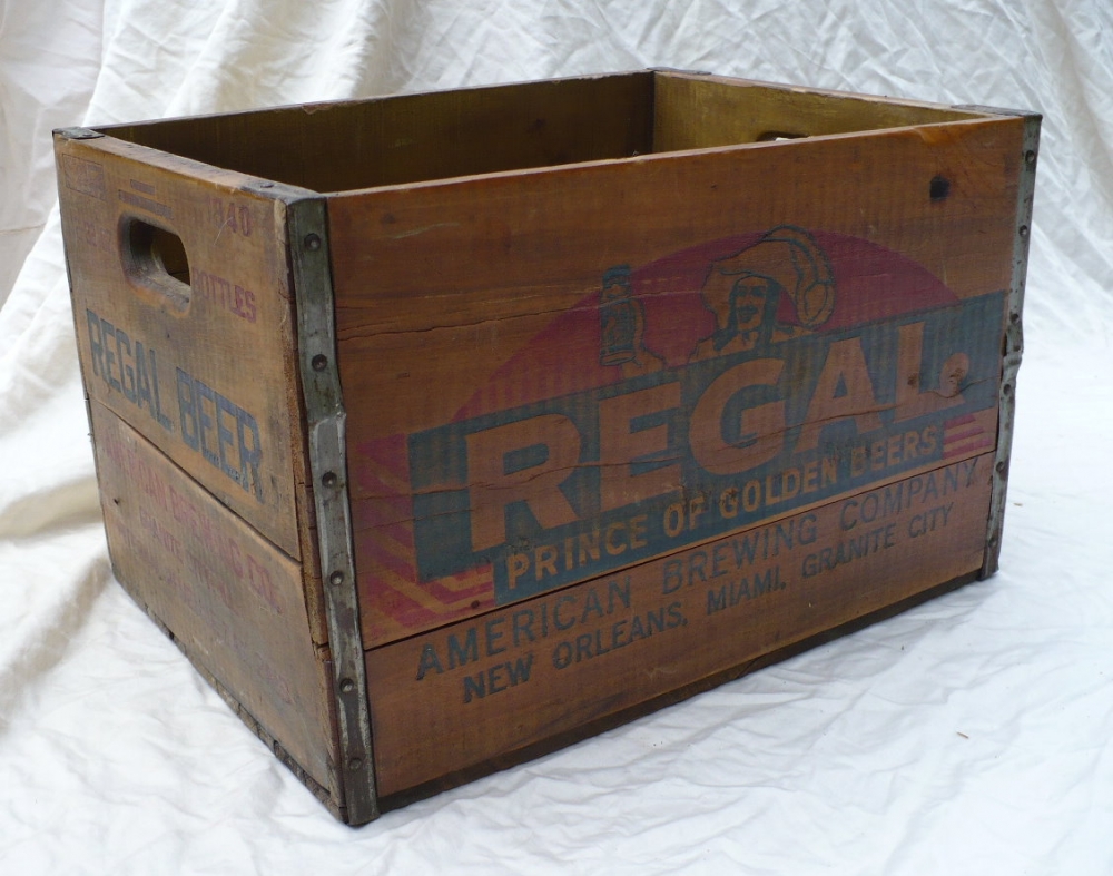 Item #87355 1940 Regal Beer Wooden Crate