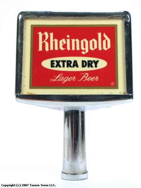 Rheingold Beer 5 inch Tap Handle Brooklyn NY