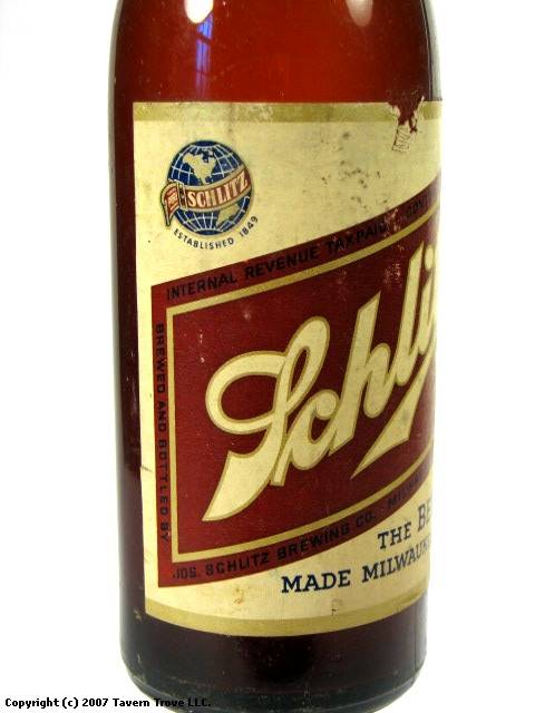 Schlitz Beer (Full)