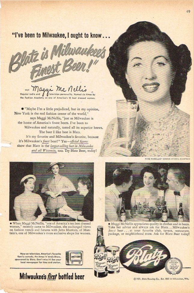 Blatz Beer  Vintage Ads