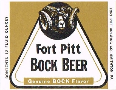 1965 Labels (Bottle & Can Labels) - Fort Pitt Bock Beer - Tavern Trove