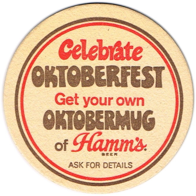 Item 46333 1973 Hamms Beer Coaster Mn Ham 21