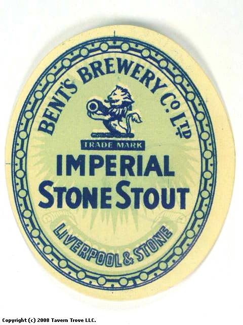 Item #39703 1954 Imperial Stone Stout Label