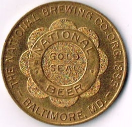 Item #78619 1934 National Beer Token Token