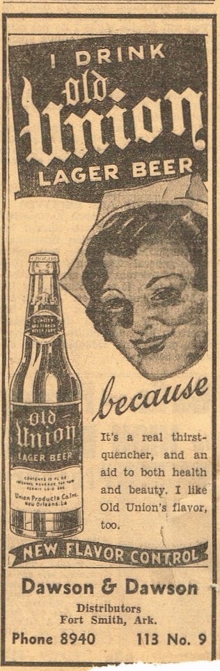 Item #89246 1936 Old Union Lager Beer Paper Ad