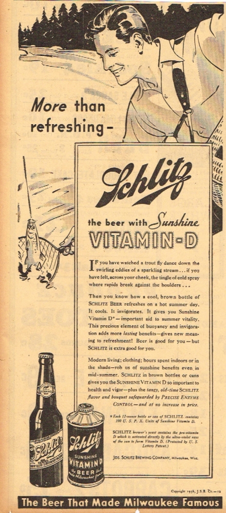 Item #80414 1936 Schlitz Beer Paper Ad