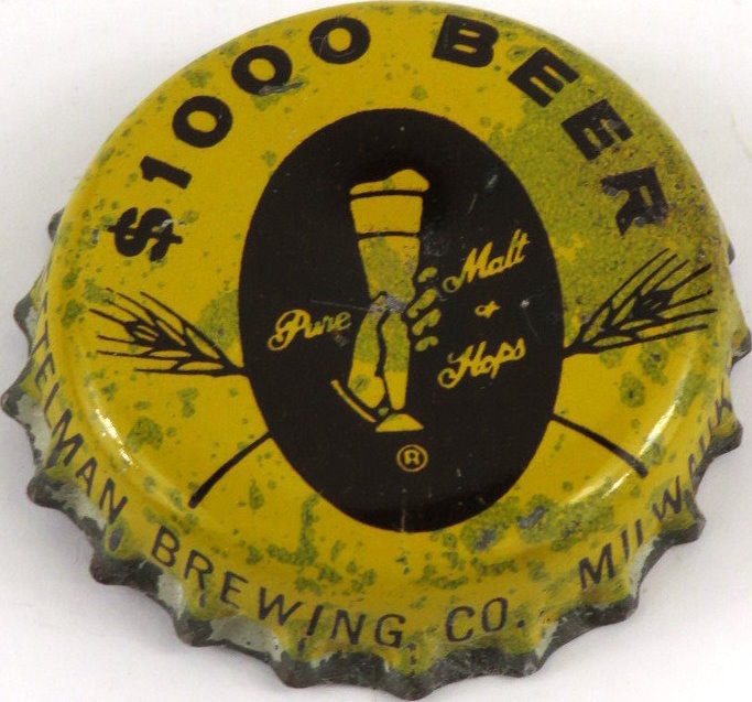 Item #89138 1955 $1000 Beer Bottle Cap