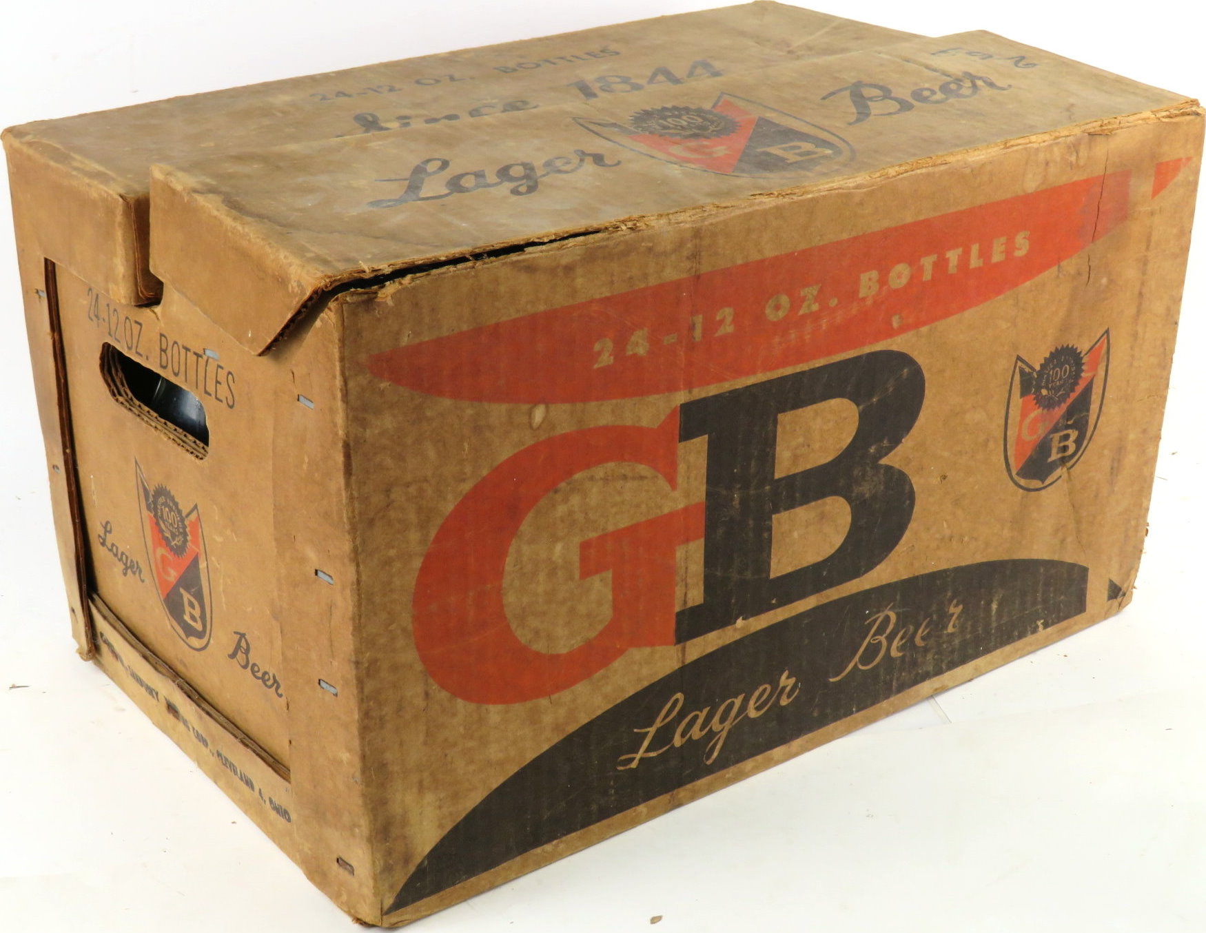 Item #99267 1962 GB Lager Beer Case Box