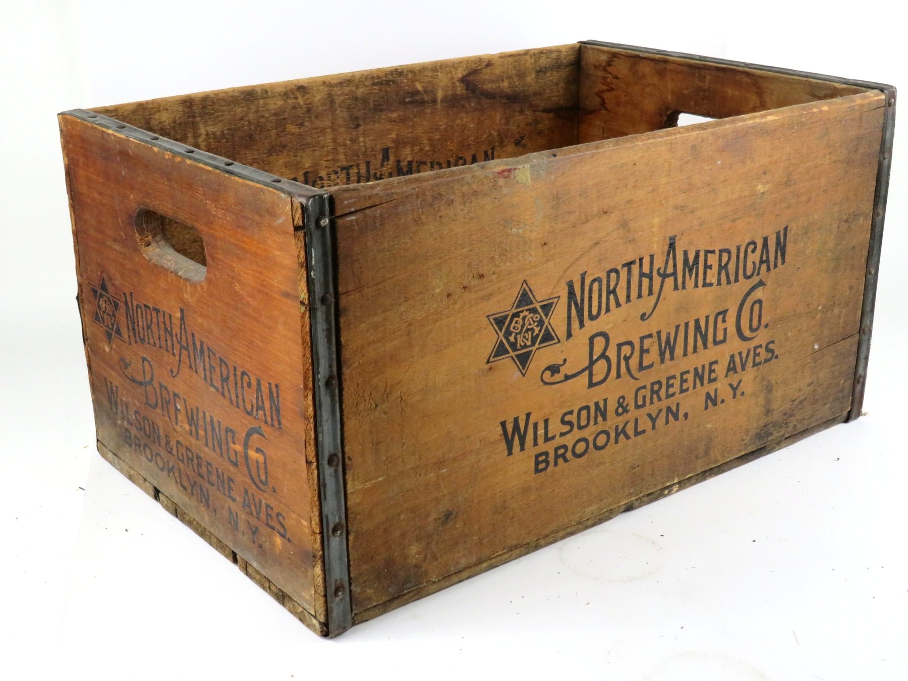 Item #7970 1933 North American Brewing Co. Wooden Crate