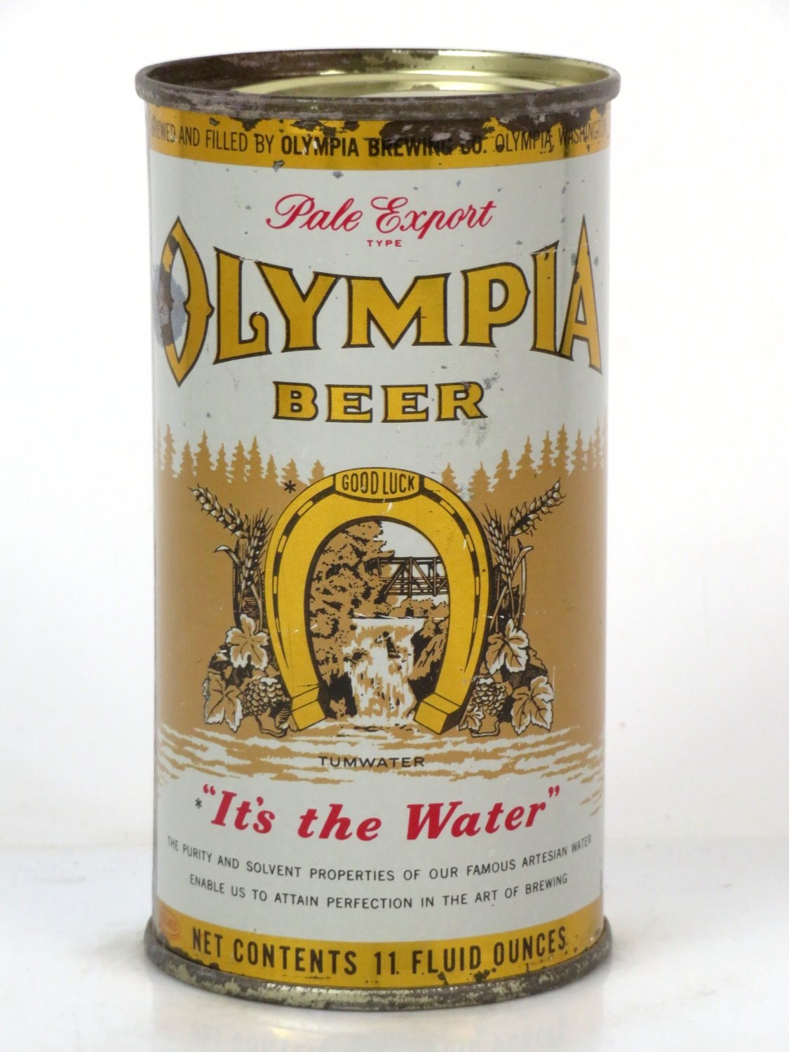 Item #1604 1957 Olympia Beer Flat Top Can 109-09.1