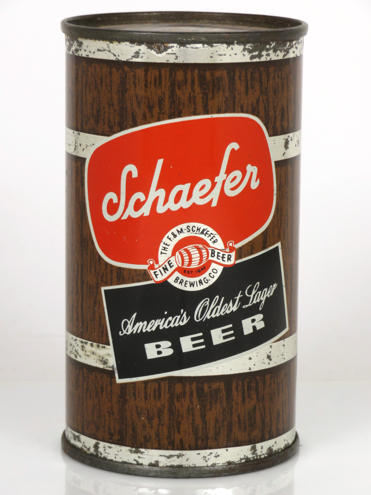 Item #11113 1946 Schaefer Beer Flat Top Can 128-01