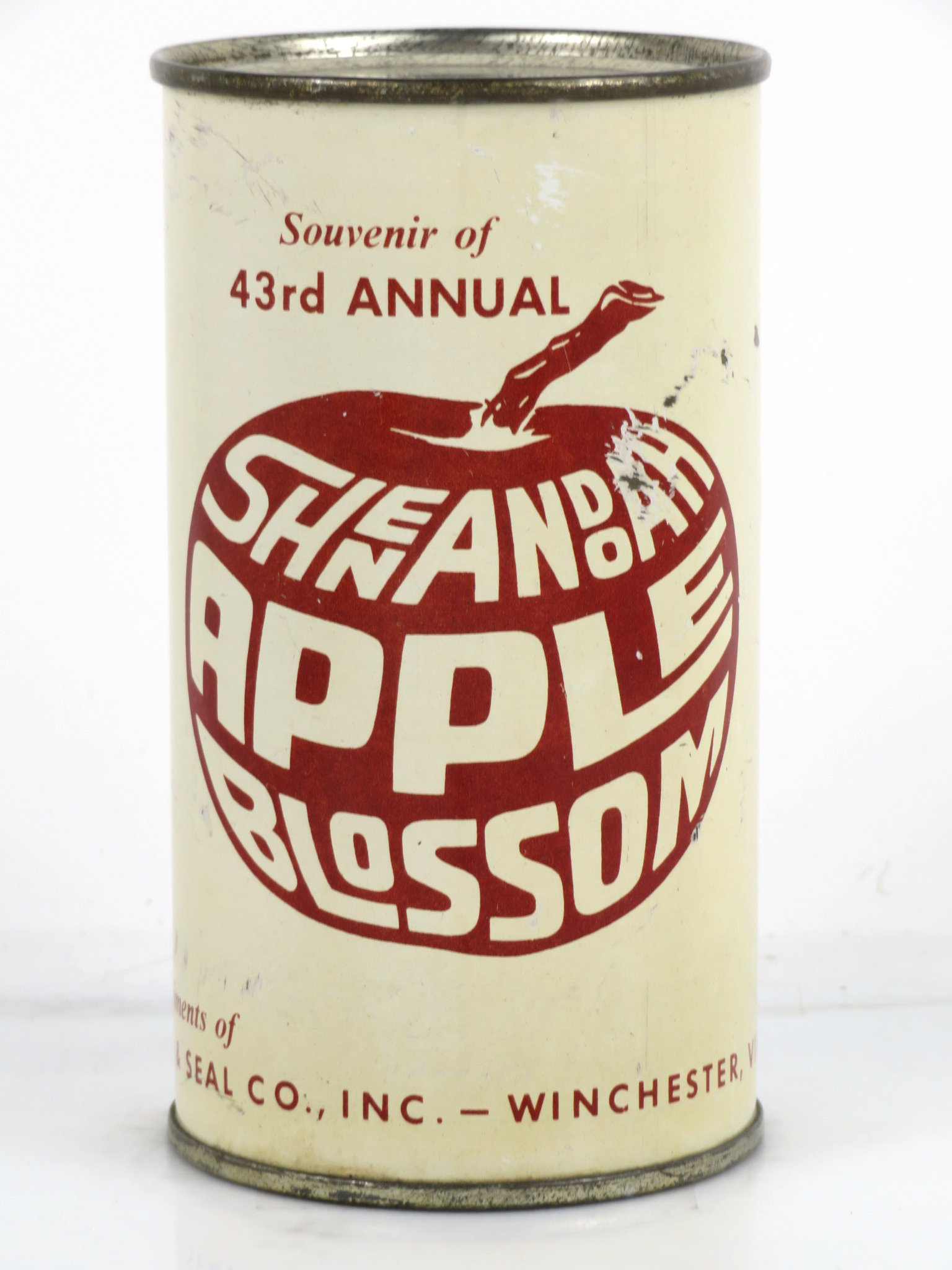 Item 96026 1970 Shenandoah Apple Blossom Festival 43rd Year Flat Top