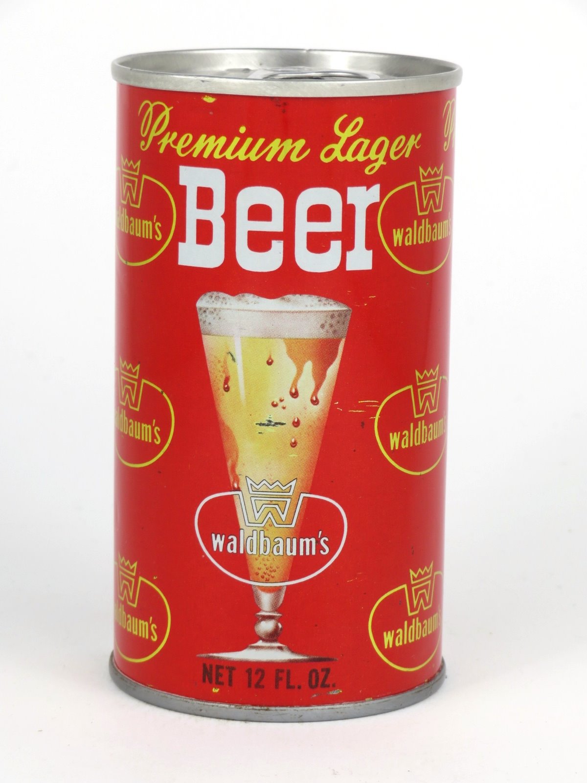 Item #28569 1970 Waldbaum's Premium Lager Beer Tab Top Can T133-23